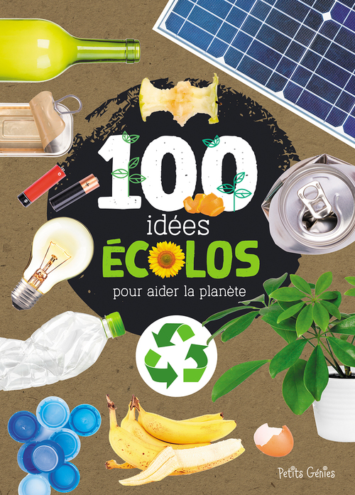 Couverture ebook de 100 idées écolos pour aider la planète, de Valérie Ménard