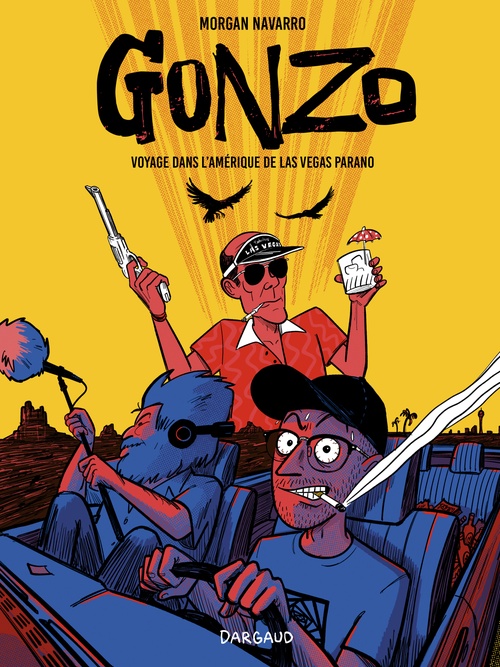 Couverture ebook de Gonzo, voyage dans l´Amérique de Las Vegas Parano, de Morgan Navarro
