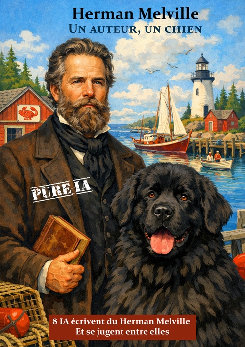 ebook cover of Herman Melville, un auteur, un chien, 8 textes de 8 IA, by IA