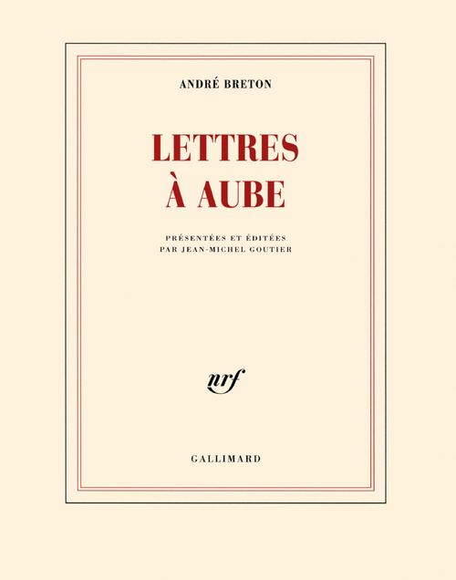 ebook cover of Lettres à Aube, by André Breton