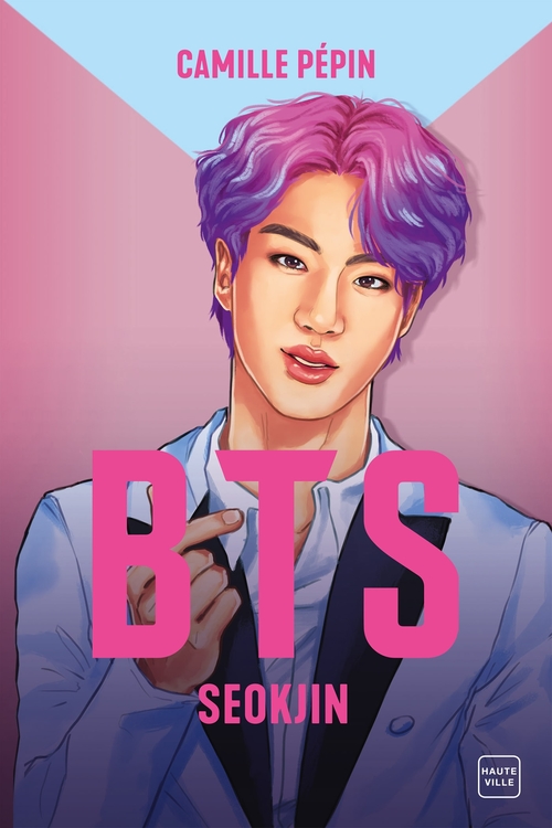 Couverture ebook de BTS Seokjin, la biographie non-officielle, de Camille Pépin