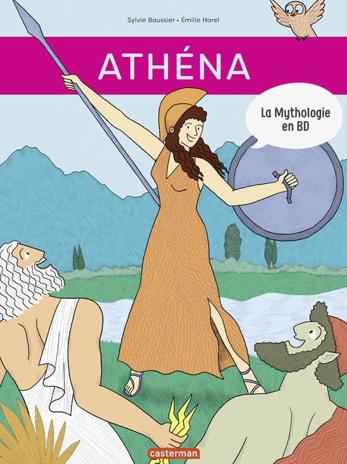ebook cover of La mythologie en BD (Tome 14) - Athéna, by Sylvie Baussier