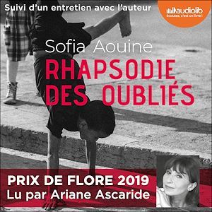 audiobook cover of Rhapsodie des oubliés, by Sofia Aouine