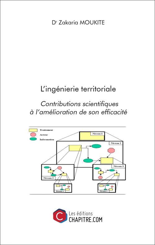 Couverture ebook de L'ingénierie territoriale : Contributions scientifiques à l'amélioration de son efficacité., de Zakaria Moukite