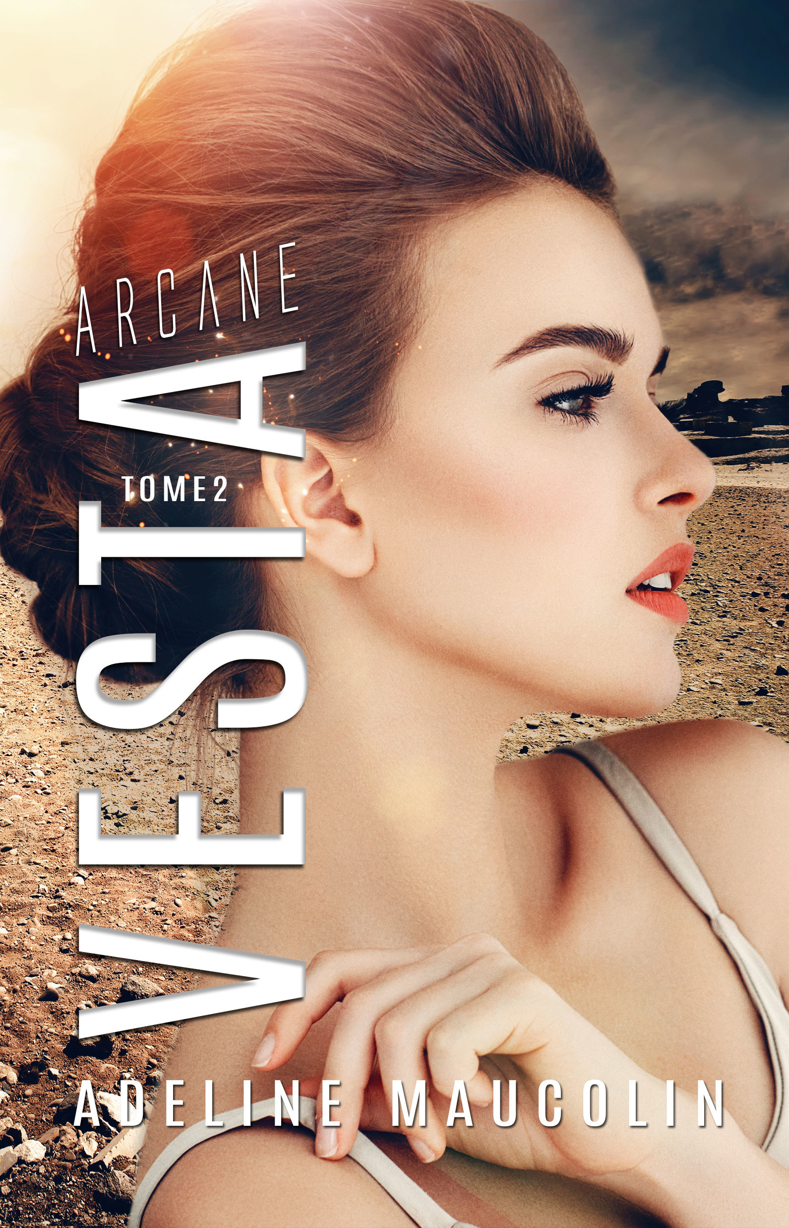 ebook cover of Vesta 2 - Arcane | Roman lesbien, livre lesbien, by Adeline Maucolin