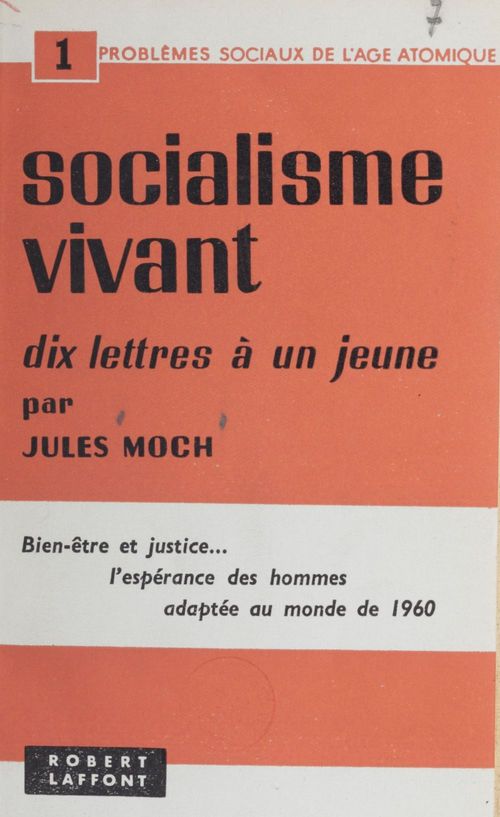 ebook cover of Socialisme vivant, by Jules Moch