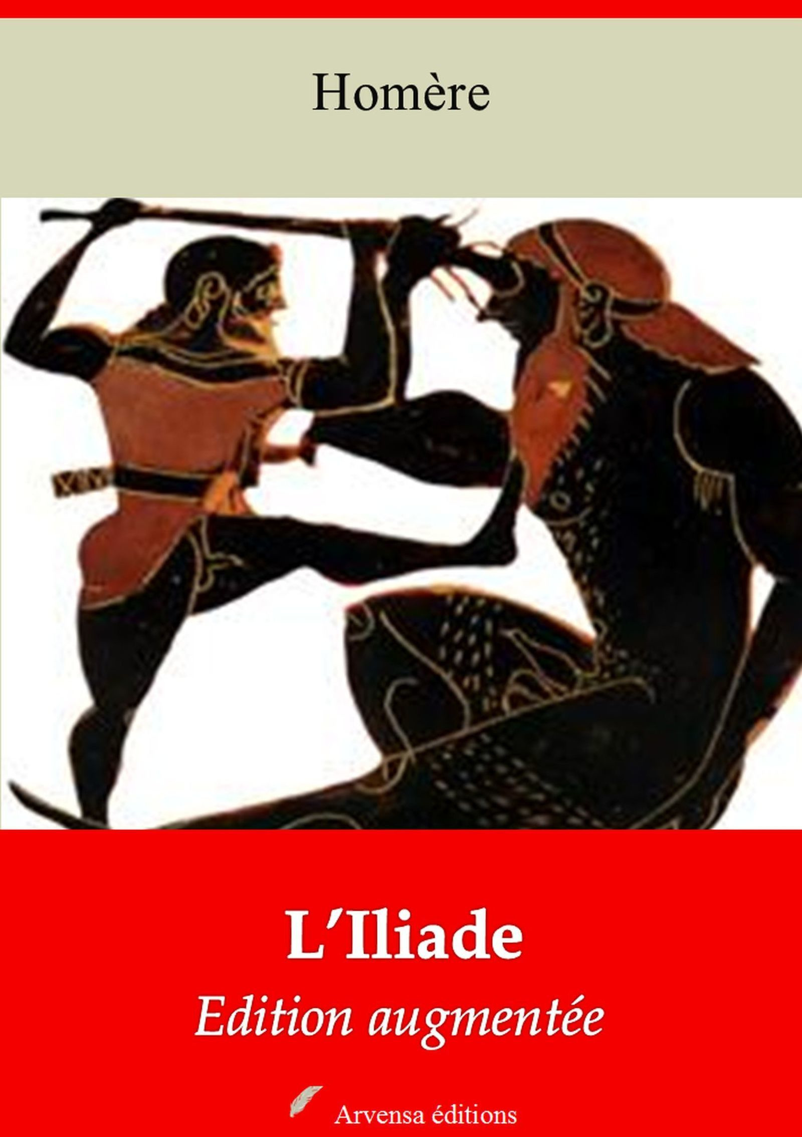 Couverture ebook de L´Iliade - suivi d'annexes, de Homère