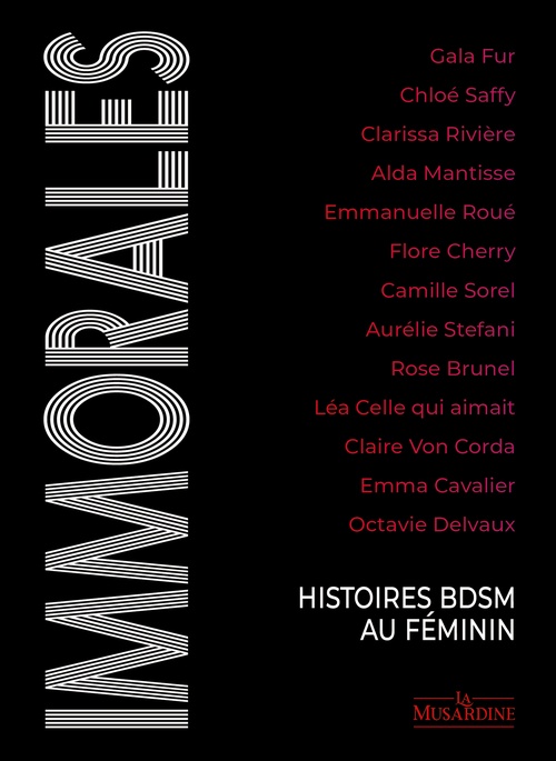 Couverture ebook de Immorales - Histoires BDSM au féminin, de Collectif