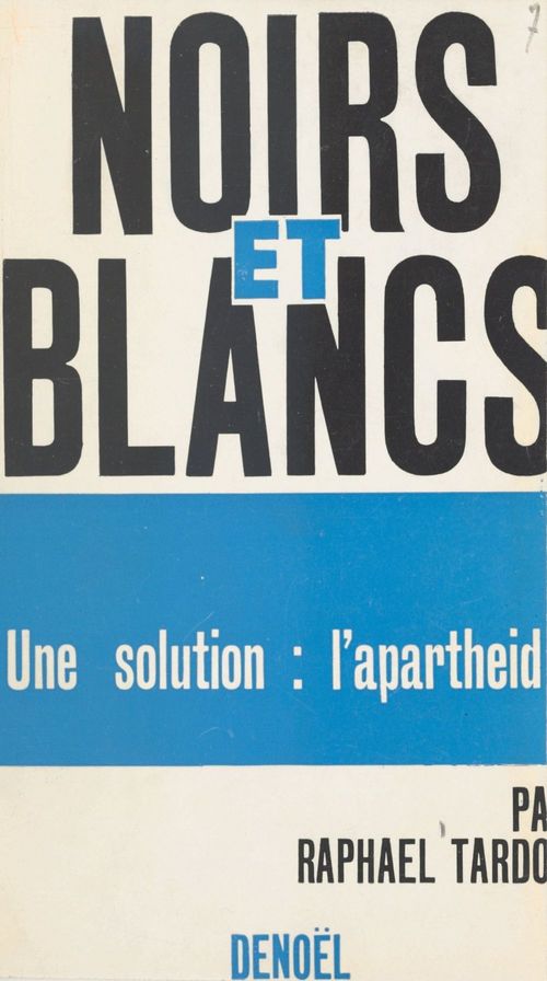 ebook cover of Noirs et blancs, by Raphael Tardon