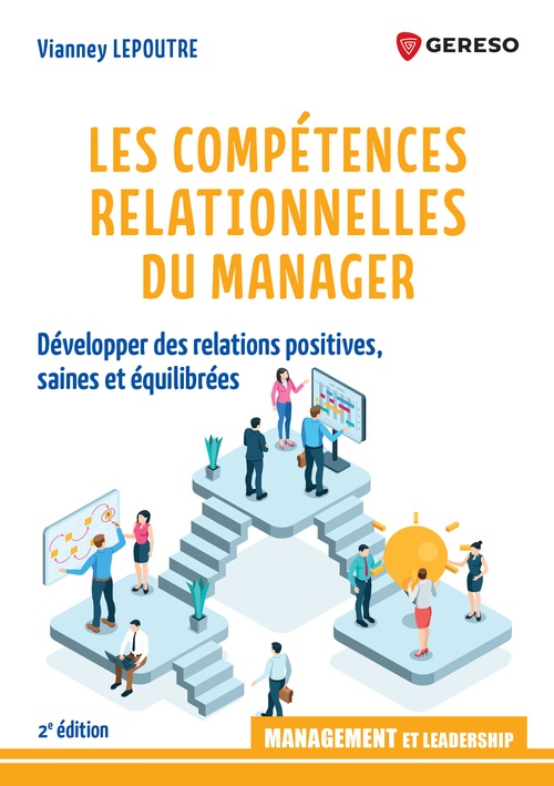 Couverture ebook de Les compétences relationnelles du manager, de Vianney Lepoutre
