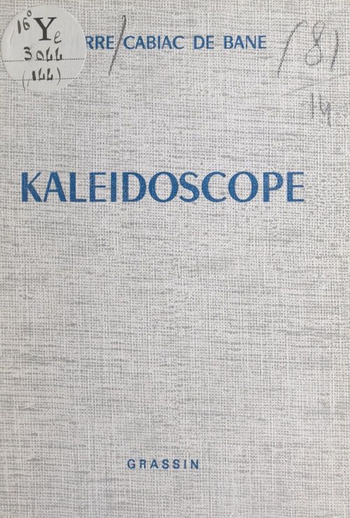 ebook cover of Kaléidoscope, by Pierre Cabiac De Bane