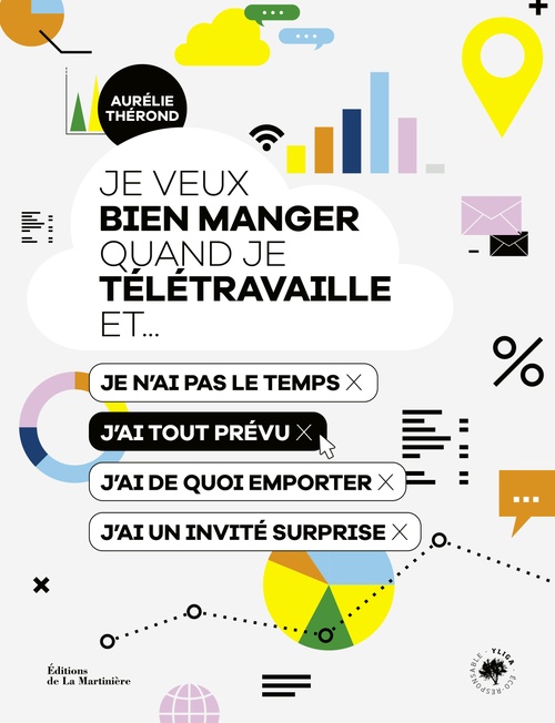 Couverture ebook de Je veux bien manger quand je télétravaille et.., de Aurélie Therond