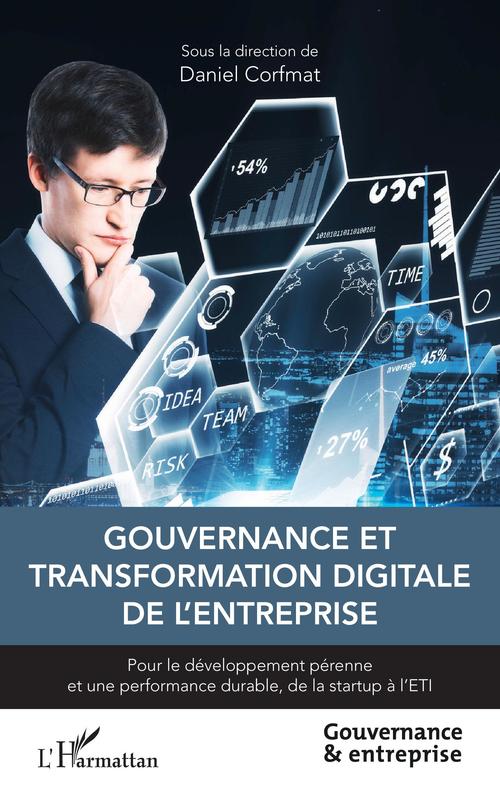 Couverture ebook de Gouvernance et transformation digitale de l'entreprise, de Daniel Corfmat