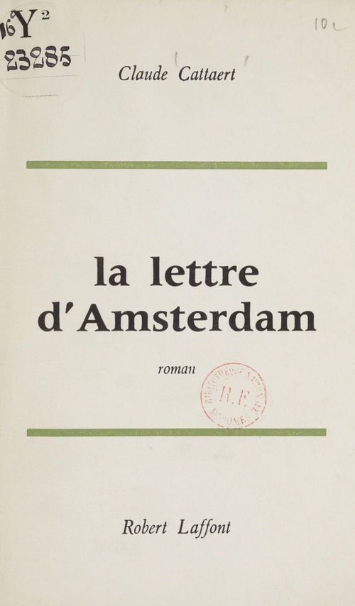 ebook cover of La lettre d'Amsterdam, by Claude Cattaert