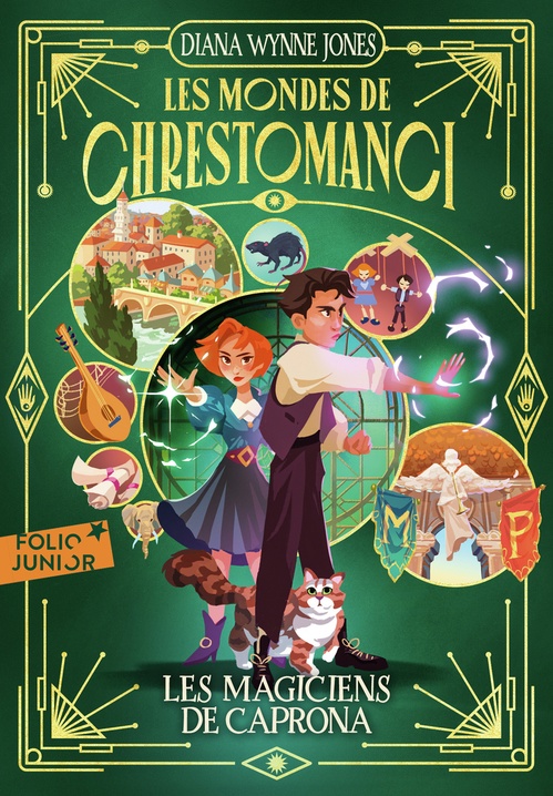 Couverture ebook de Les mondes de Chrestomanci (Tome 3) - Les magiciens de Caprona, de Diana Wynne jones