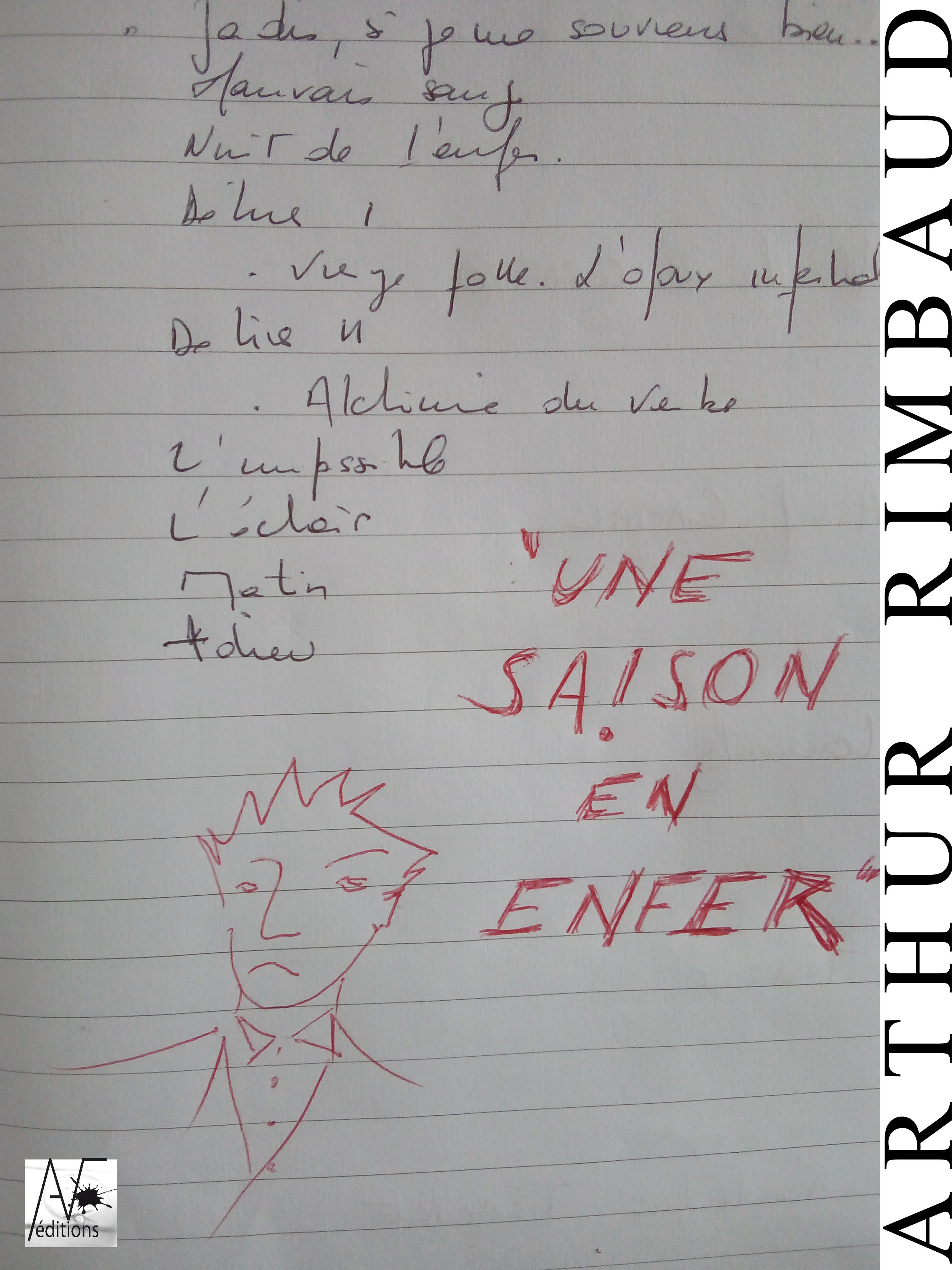 ebook cover of Une saison en Enfer, by Arthur Rimbaud