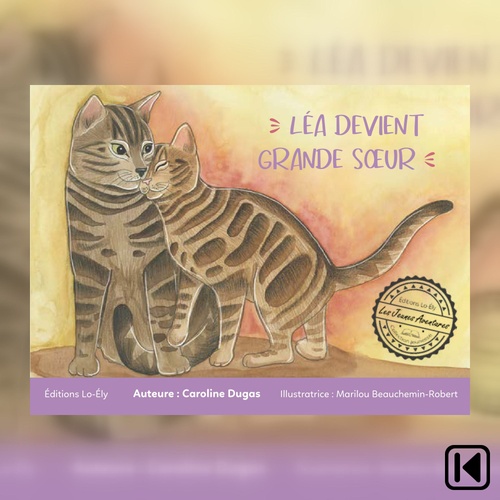 Couverture audiobook de Léa devient grande soeur, de Caroline Dugas