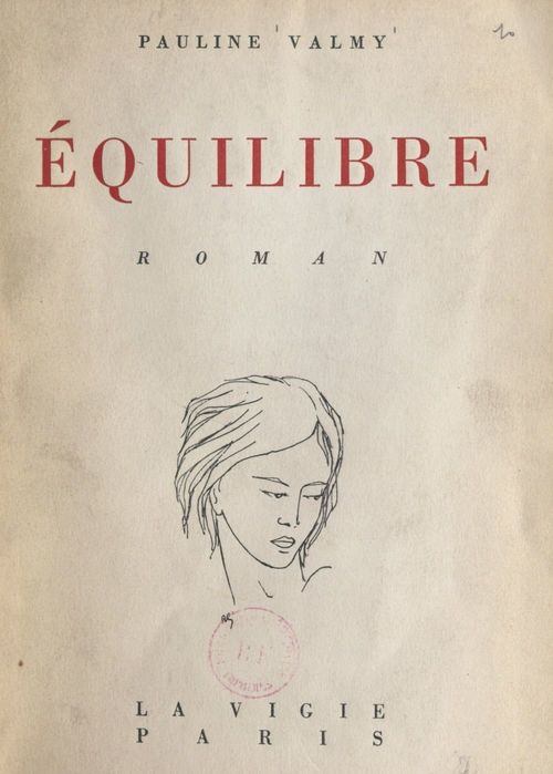 ebook cover of Équilibre, by Pauline Valmy
