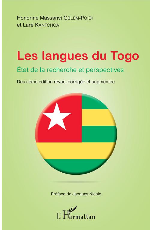 Couverture ebook de Les langues du Togo. Etat de la recherche et perspectives, de Honorine massanvi Gblem-poidi, Laré Kantchoa