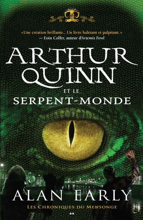 Couverture ebook de Arthur Quinn et le Serpent-Monde, de Alan Early
