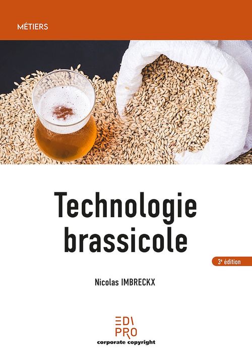 Couverture ebook de Technologie brassicole, de Nicolas Imbreckx