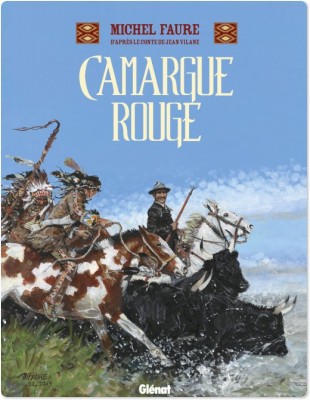 Couverture ebook de Camargue Rouge, de Michel Faure, Jean Vilane