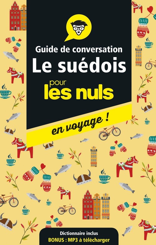 Couverture ebook de Guide de conversation suédois pour les Nuls en voyage, de Bussenot Sara