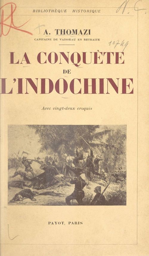 ebook cover of La conquête de l'Indochine, by Auguste Thomazi
