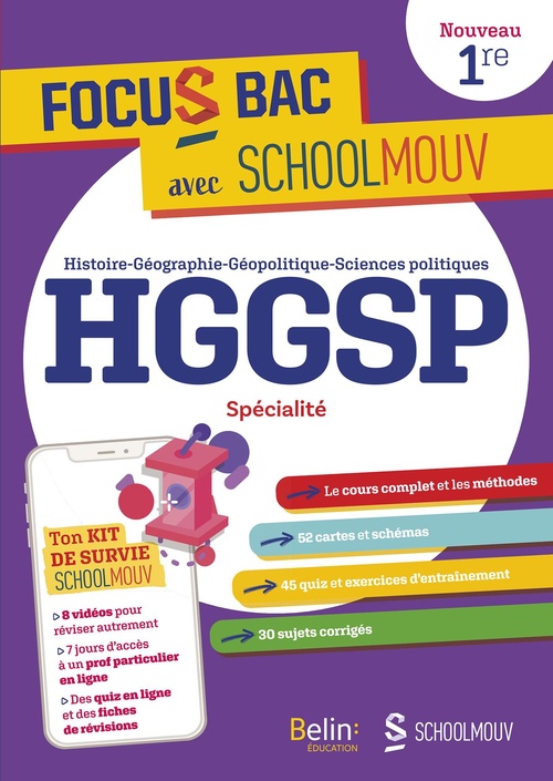 Couverture ebook de Focus BAC : HGGSP - Spécialité Permière, de Anne Doustaly