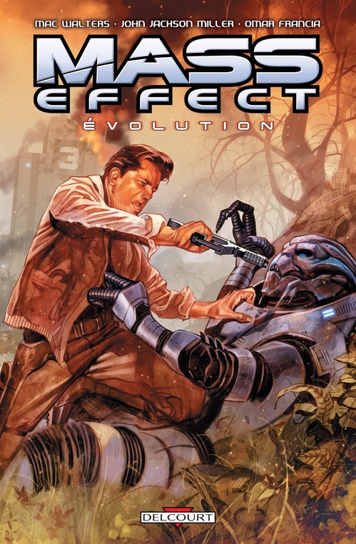 Couverture ebook de Mass Effect - Évolution - BD, de John Jackson Miller, Mac Walters, Omar Francia