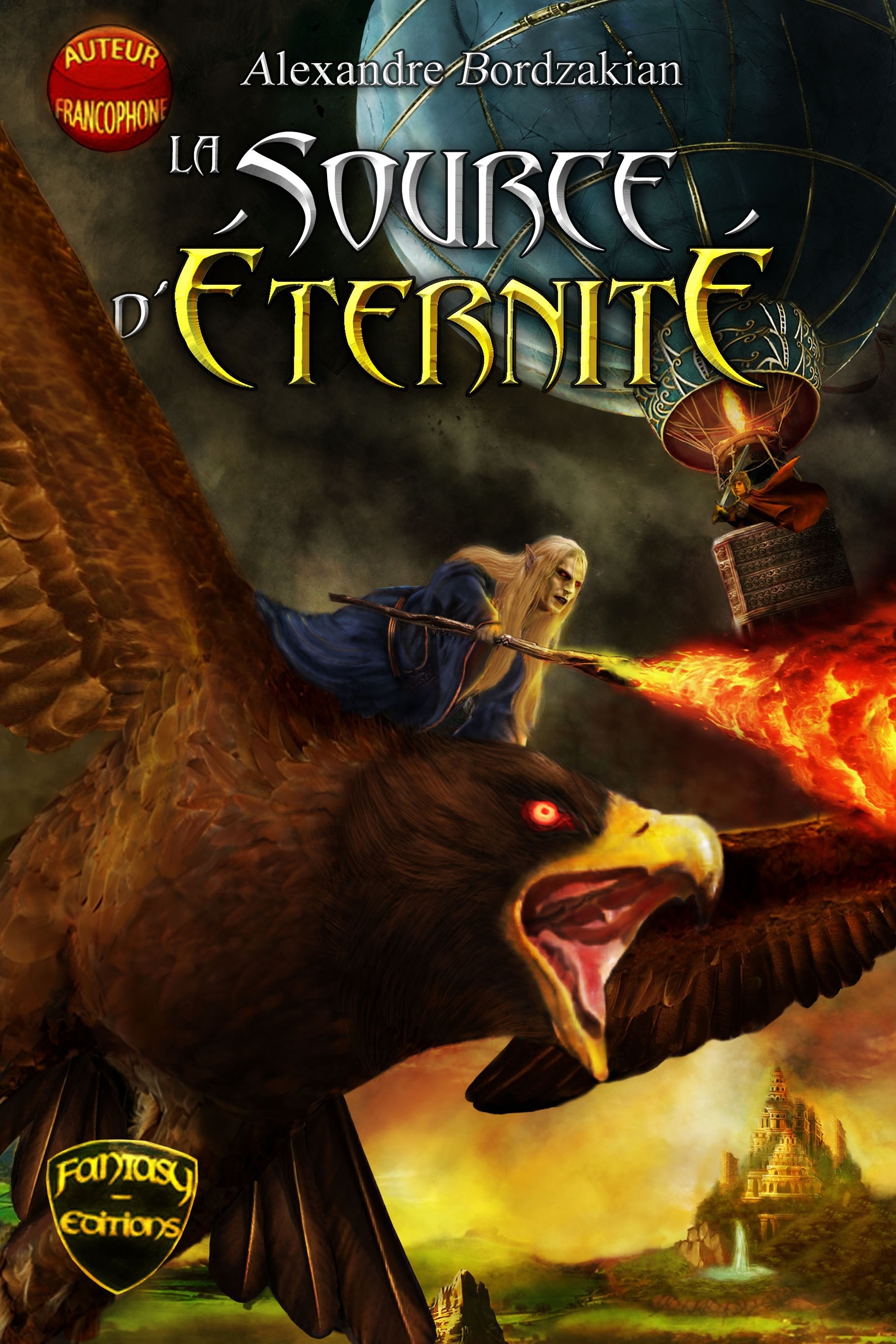 ebook cover of La Source d'Éternité, by Alexandre Bordzakian