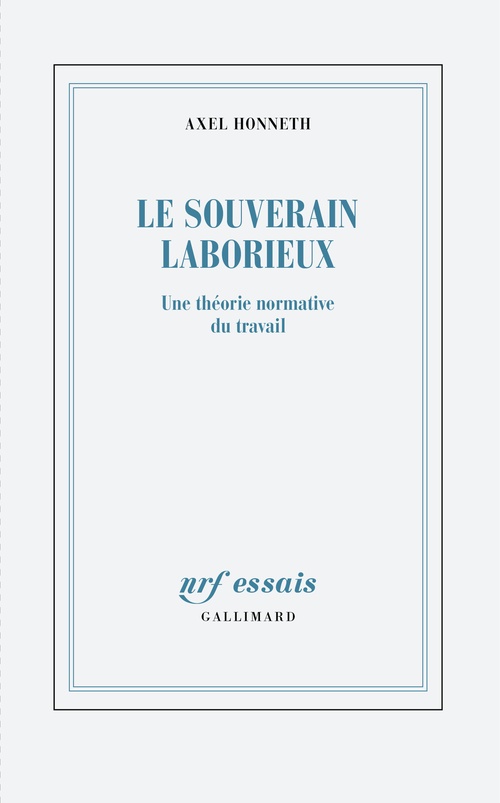 ebook cover of Le souverain laborieux, by Axel Honneth