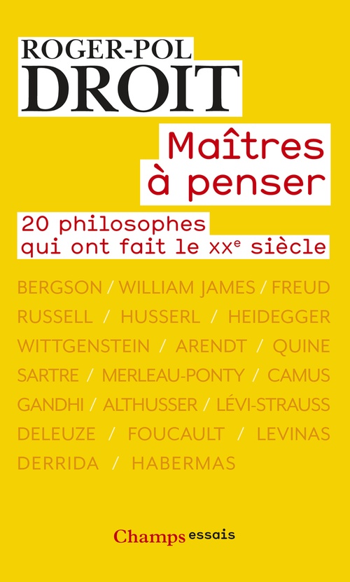 Couverture ebook de Maîtres à penser, de Roger-Pol Droit