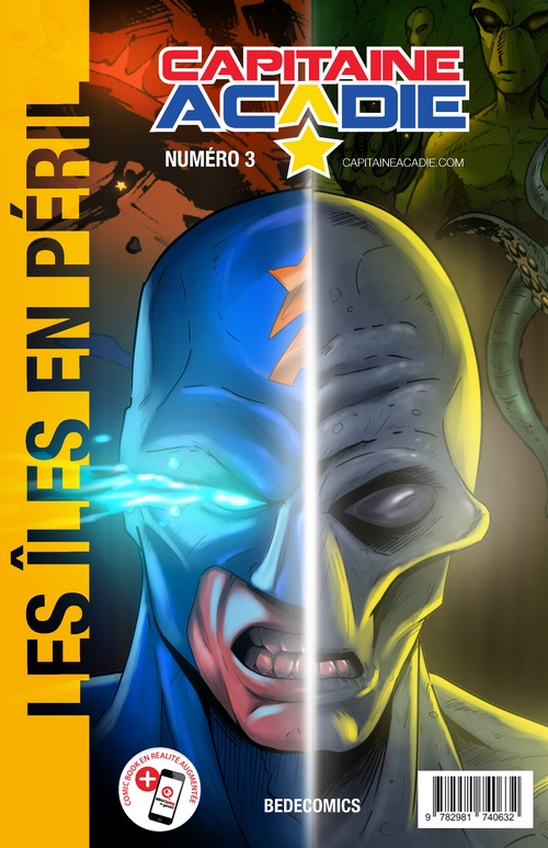 ebook cover of Capitaine Acadie T.3 - Les Îles en péril, by Daniel Bouffard, Dany Bouffard