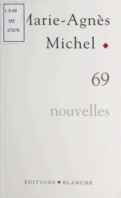 Couverture ebook de 69, de Marie-agnès Michel