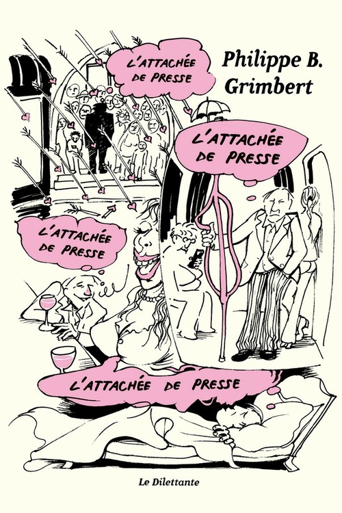 Couverture ebook de L'Attachée de presse, de Philippe B. Grimbert