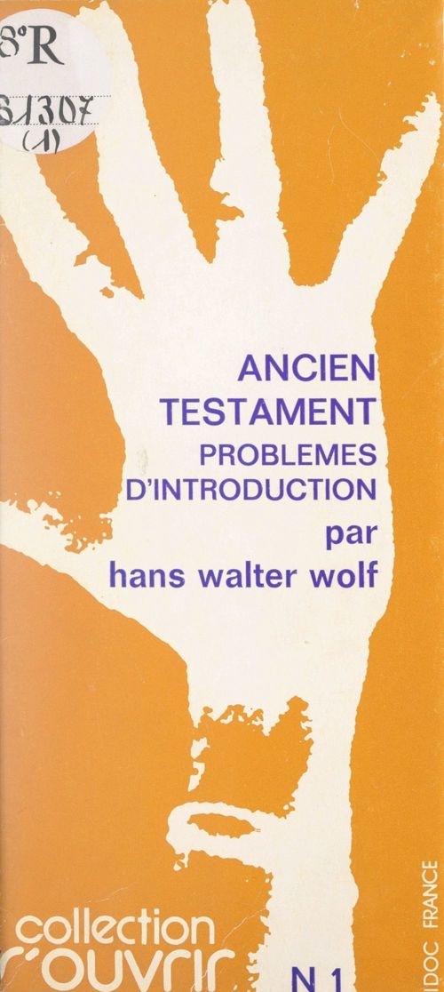 Couverture ebook de Ancien Testament, de Hans Walter Wolf