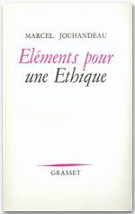 Couverture ebook de Éléments pour un éthique, de Marcel Jouhandeau