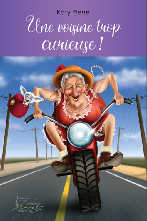 Couverture ebook de Une voisine trop curieuse, de Katy Pierre