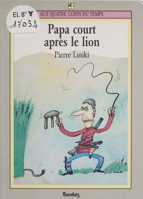 Couverture ebook de Papa court après le lion, de Pierre Louki