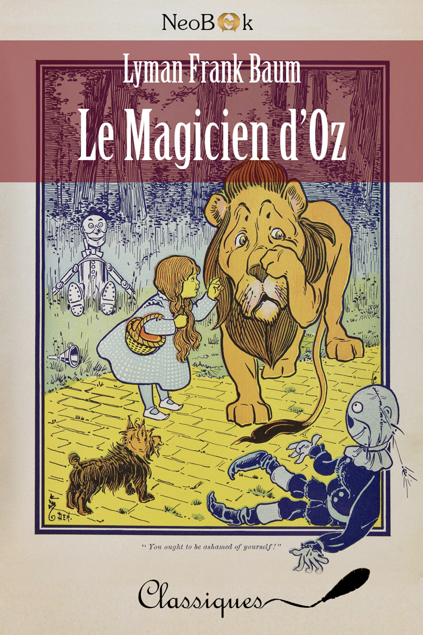Couverture ebook de Le Magicien d'Oz, de Lyman Frank Baum