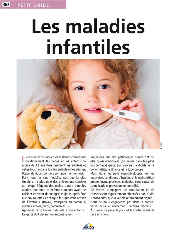 ebook cover of Les maladies infantiles, by Collectif