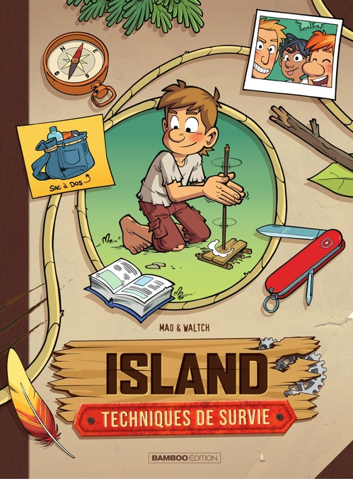 Couverture ebook de Island - Techniques de survie - Tome 1, de Sébastien Mao, Waltch