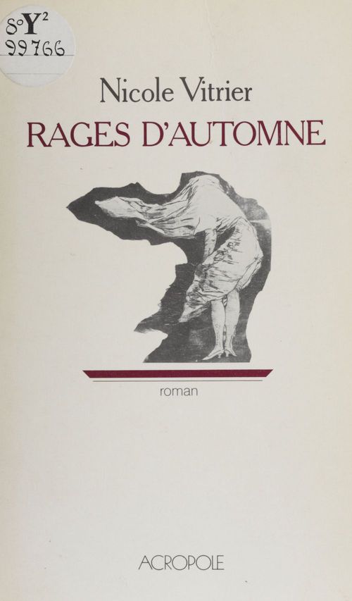 ebook cover of Rages d'automne, by Vitrier/Nicole