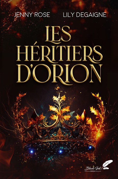 ebook cover of Les héritiers d'Orion, by Lily Degaigne, Jenny Rose