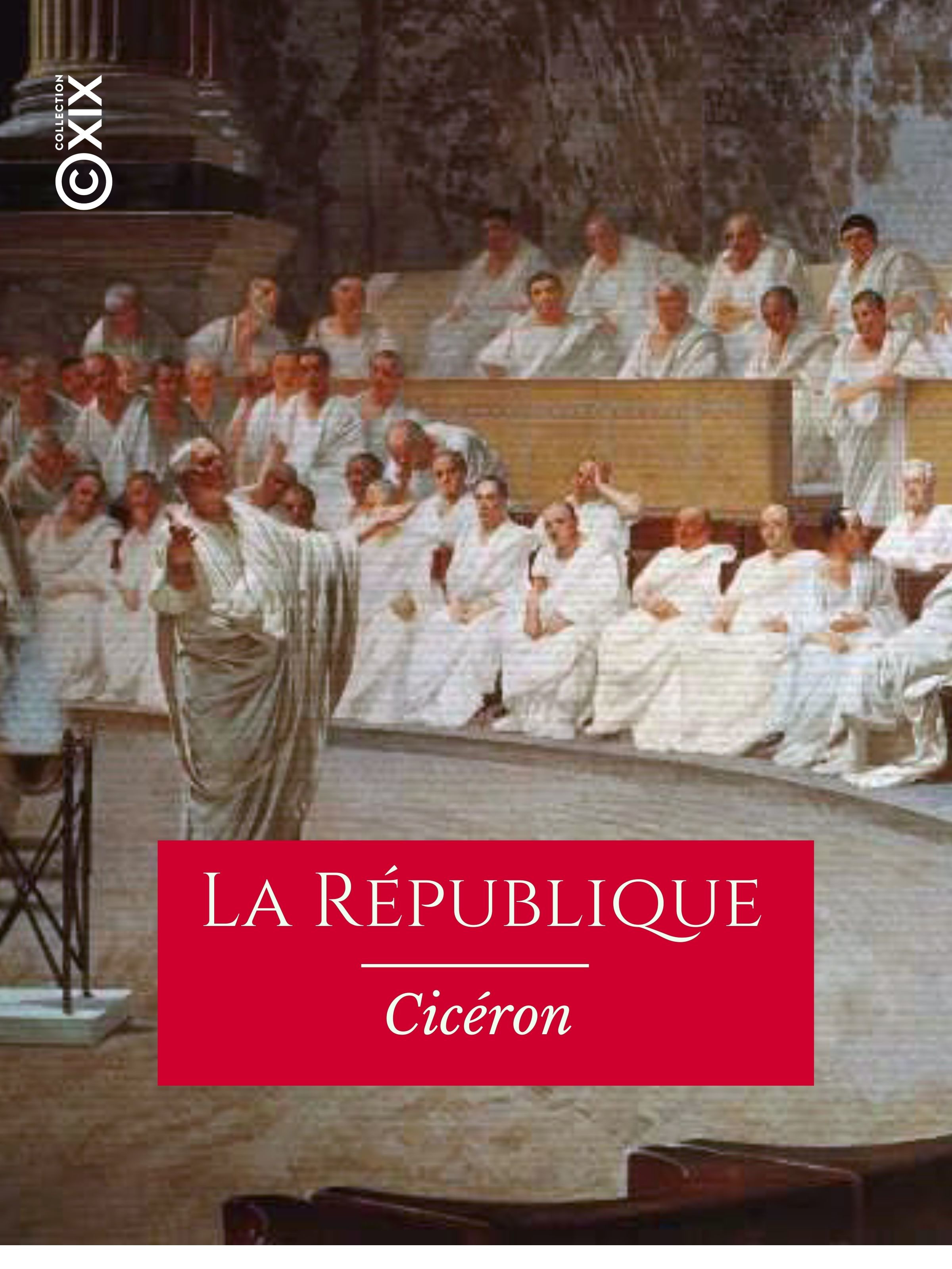ebook cover of La République, by Cicéron