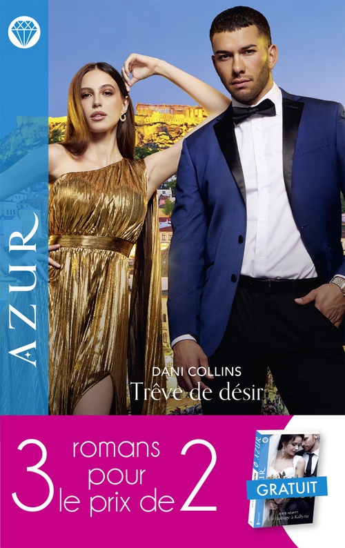 ebook cover of Pack 3 pour 2 Azur Juillet 2026, by Dani Collins, Cara Colter, Kate Hewitt