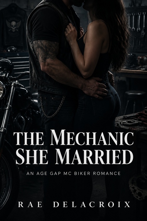 Couverture ebook de The Mechanic She Married, de Rae Delacroix