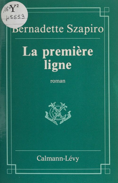 ebook cover of La Première Ligne, by Szapiro