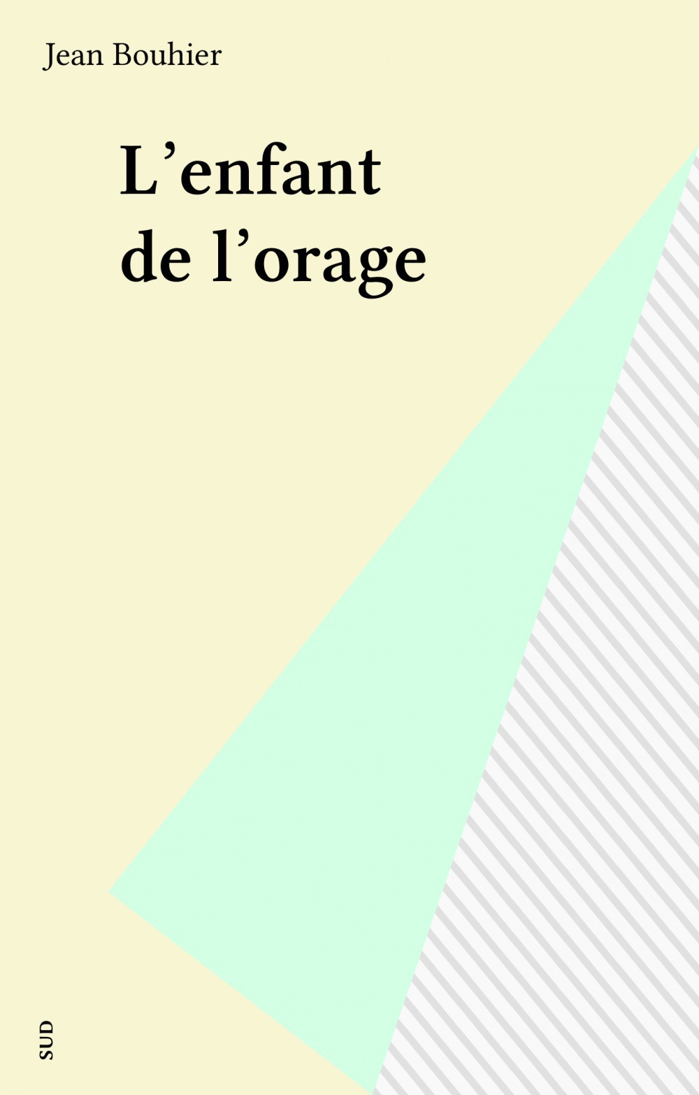 Couverture ebook de L'enfant de l'orage, de Jean Bouhier